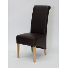 Richmond Coco Leather Oak Dining Chair